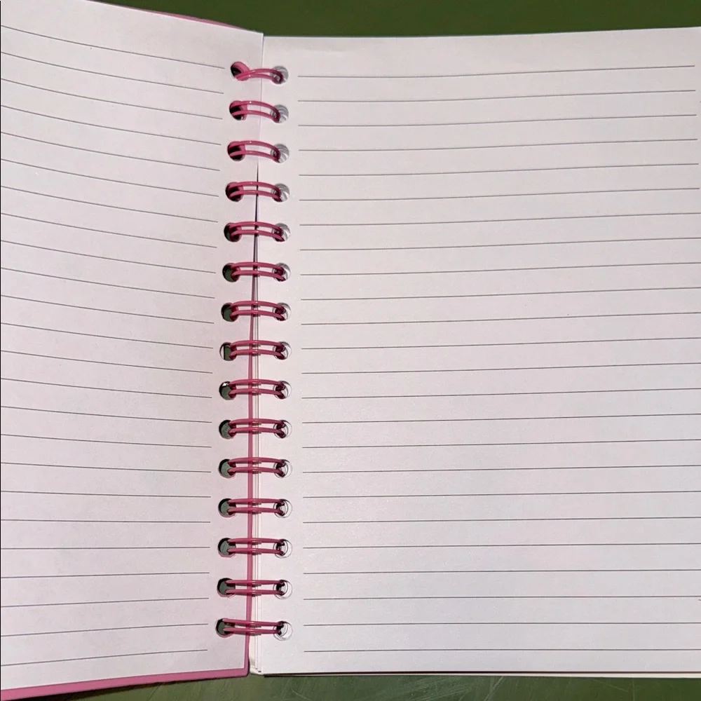 Hello Kitty Pink “Jibbitz” type Notebook, Tab Journal and Pen & Highlighters Set